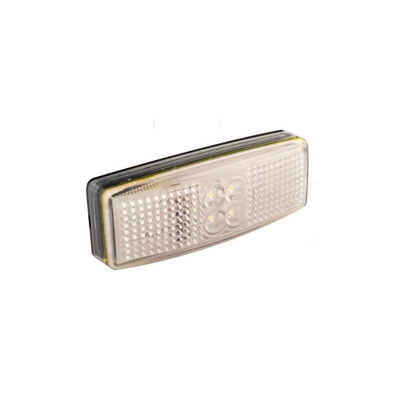 Feu de balisage LED blanc 180mm câble extrémité ouverte 12-24V DC
