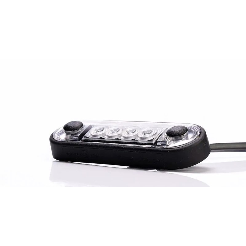 LED feu de position latéral orange, 150mm extrémité ouverte 12-24V