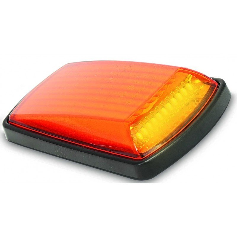 flashing light Cat.6 cable 190mm 12/24 V orange