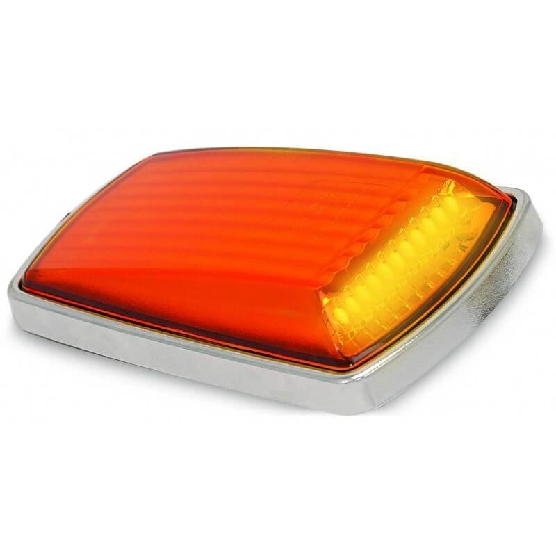 flashing light Cat.6 cable 190mm 12/24 V orange
