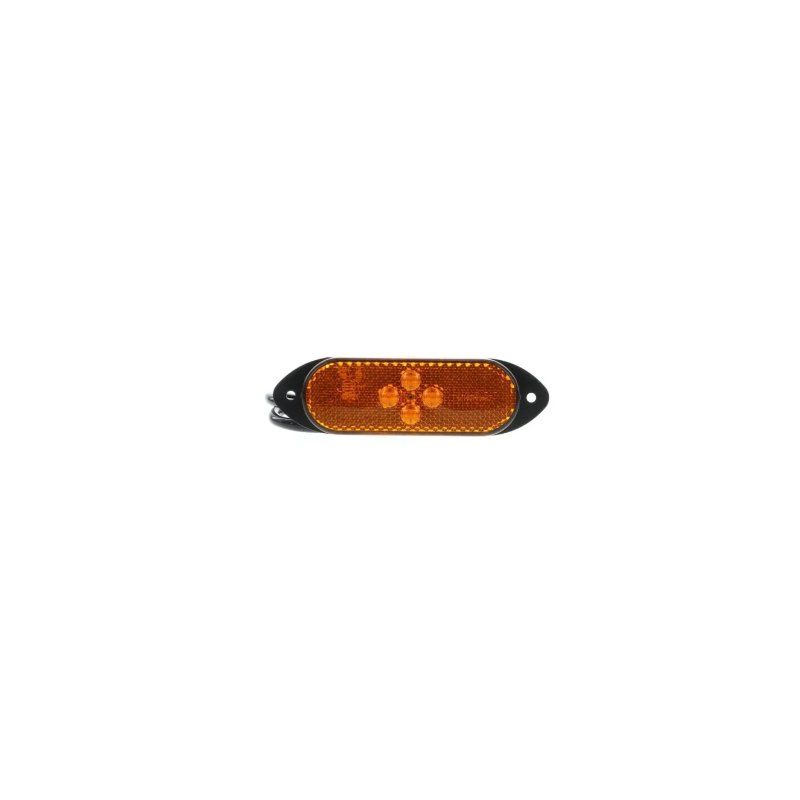 Seitenmarkierungsleuchte LED 126x36x15mm 110mm orange 150cm kabel, 1.5mm² Superseal connector IP67 24 V