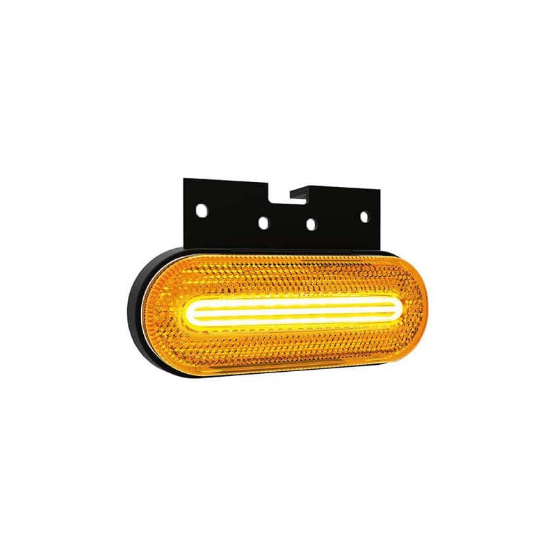 feu de position latéral cable 500mm 12/24V orange