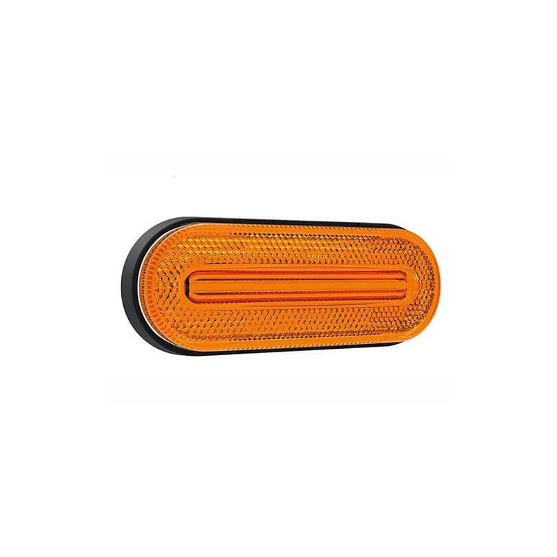 feu de position latéral cable 500mm 12/24V orange