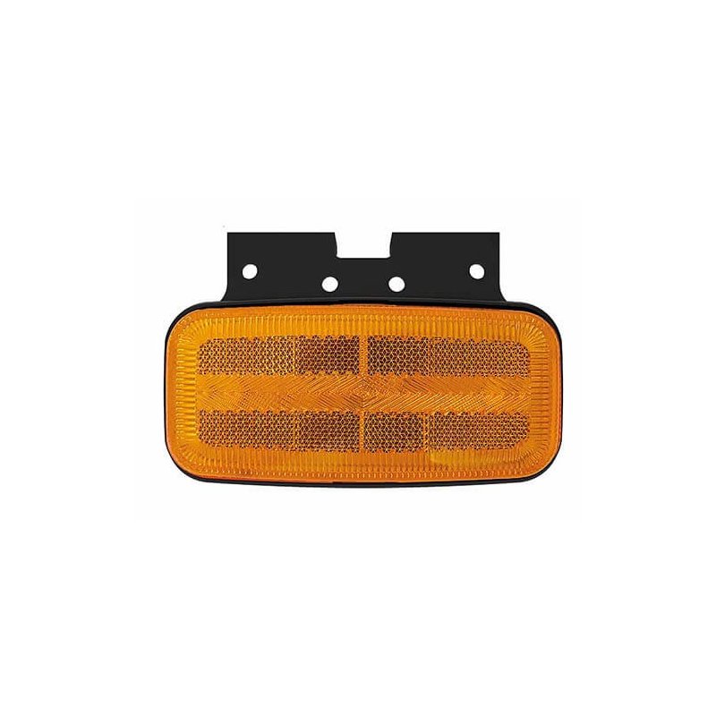 side-marker lamp with flashing light function cable 500mm 12/24V orange