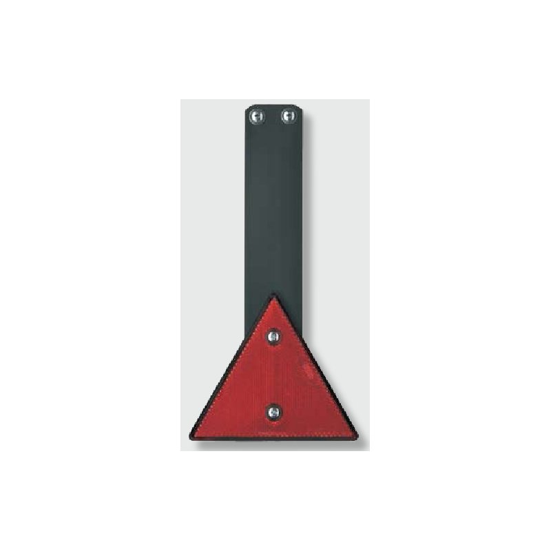navette avec réflecteur Δ Rouge à visser 160x160