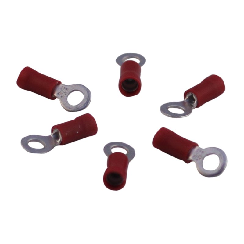 cosses rondes pré-isolées pour le fil 0,5 – 1,5mm2 M4 ,mm Rouge