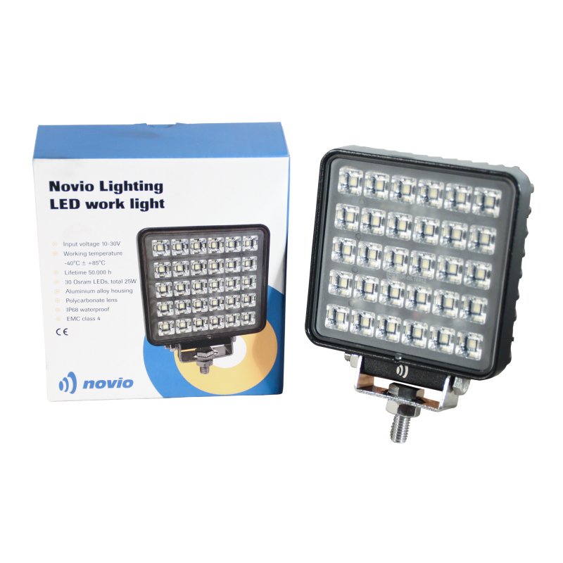 Lampe de travail à LED 10-30V 25W câble 470mm 2652lm