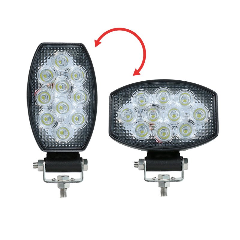 lampe de travail 12/24V câble 400mm 15 Watt blanc