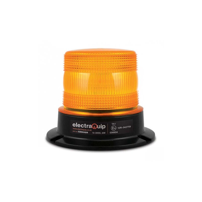 Gyrophare clignotante LED orange 9/30V 20cm câble 12x 3-Watt