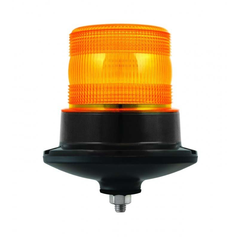 LED beacon/flash orange 9/30V Single bolt mounting 8x 2watt LEDs