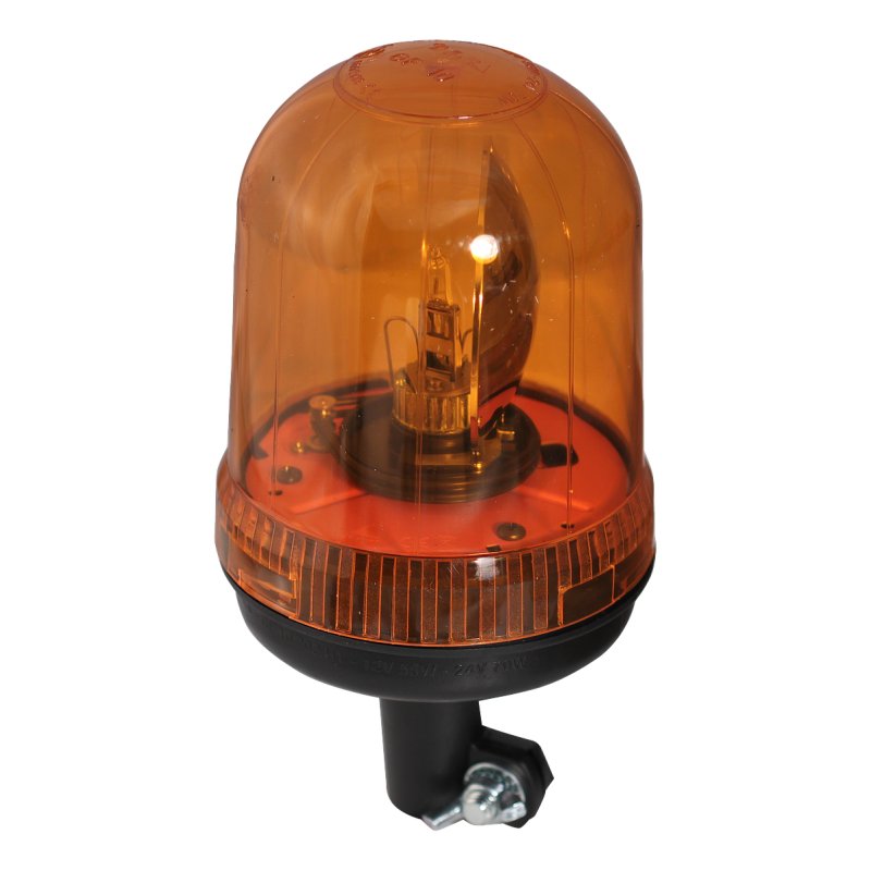 gyrophare halogène 24V 70W fixation à insérer, base flexible