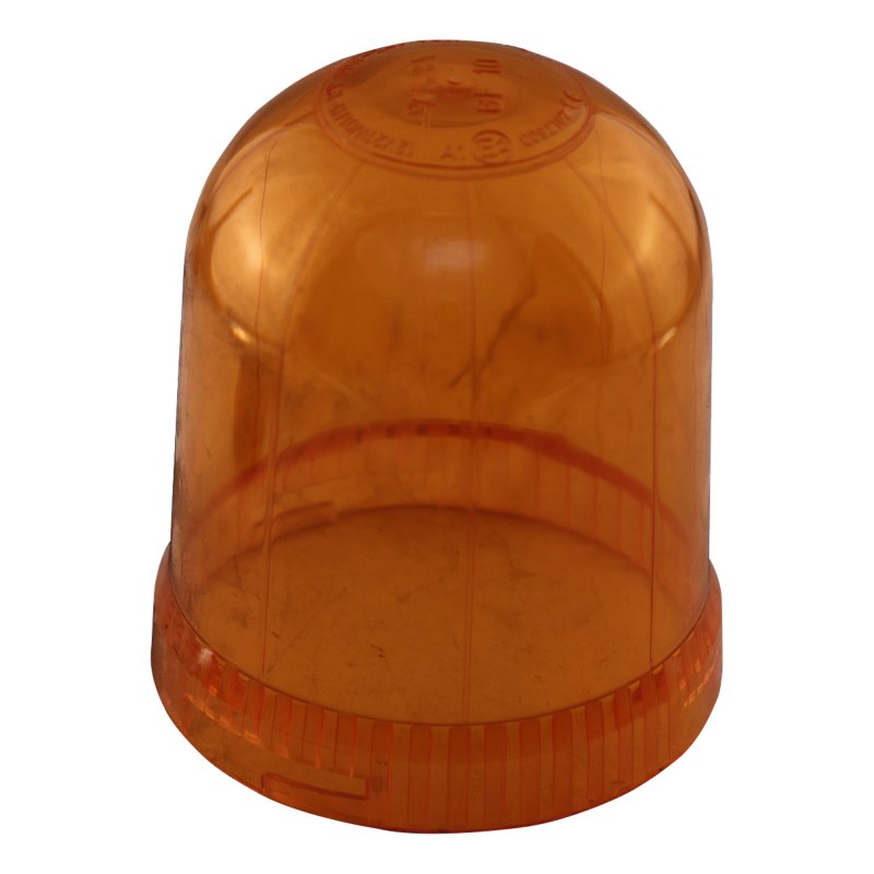 girophare en verre, orange