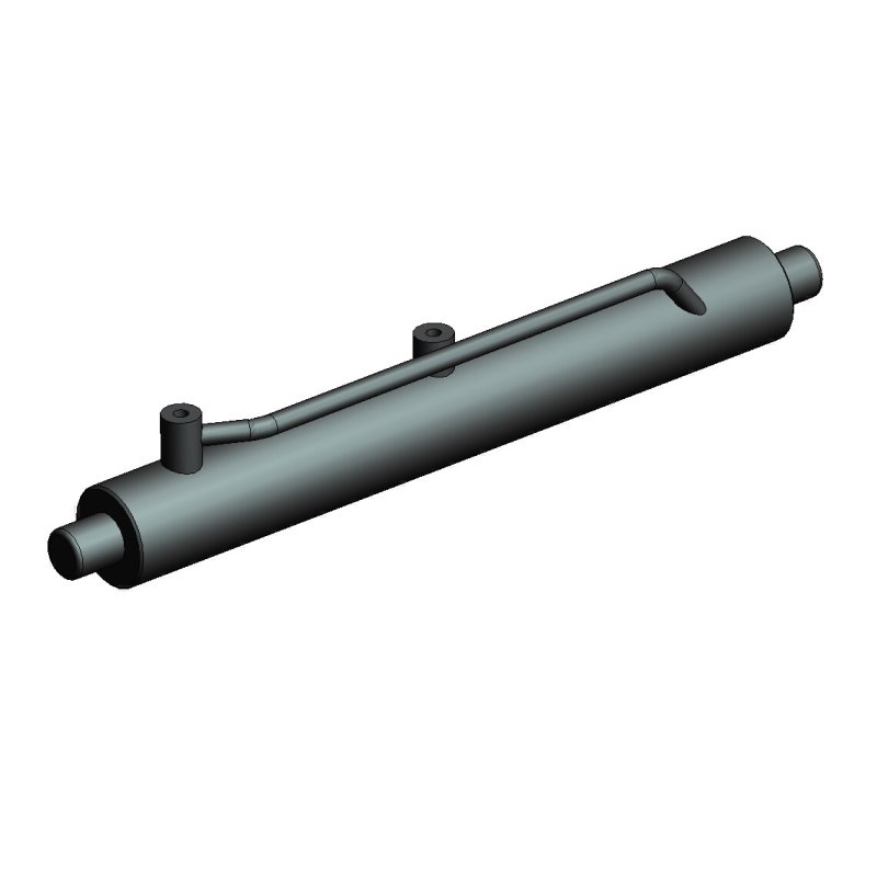 Lenkzylinder doppeltwirkend 30mm 60mm 100mm Ausgefahrenen Länge 719mm