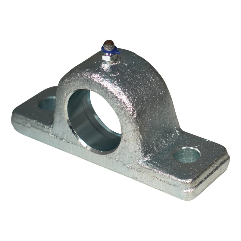 set lifting cylinder galvanised 2036Q 5 tonne stroke 1043 mm 3 stages + galvanised screw pan, cardan ring, mounting eyes and hose rupture protection
