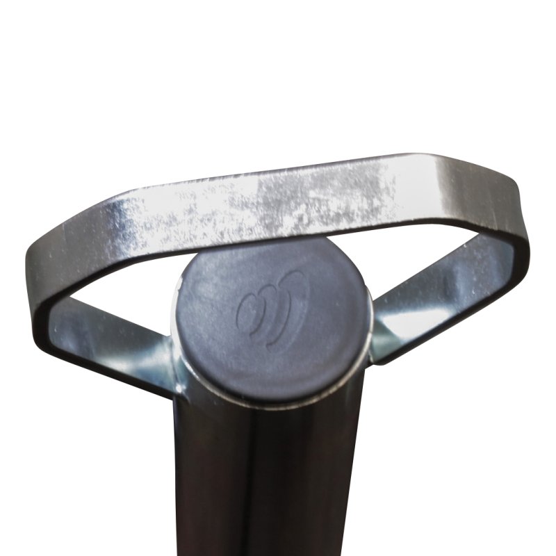 drop stand Ø48x600mm zinc plated