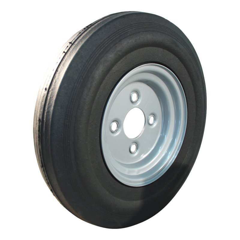wiel + massief rubberband 400mm serie 43 geen lager