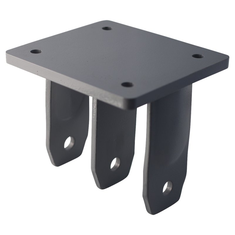 bokwiel, dubbel 150mm serie 45 ᠆ 21 plaatbevestiging kogellager