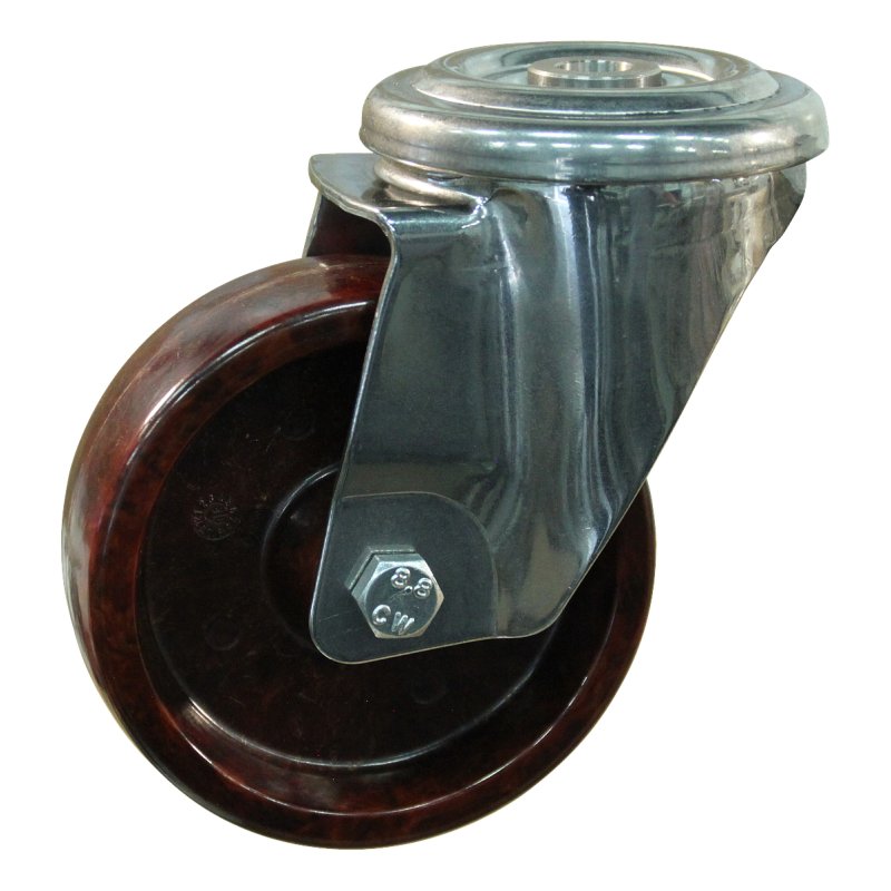 zwenkwiel 100mm serie 95 ᠆ 29 boutgat glijlager