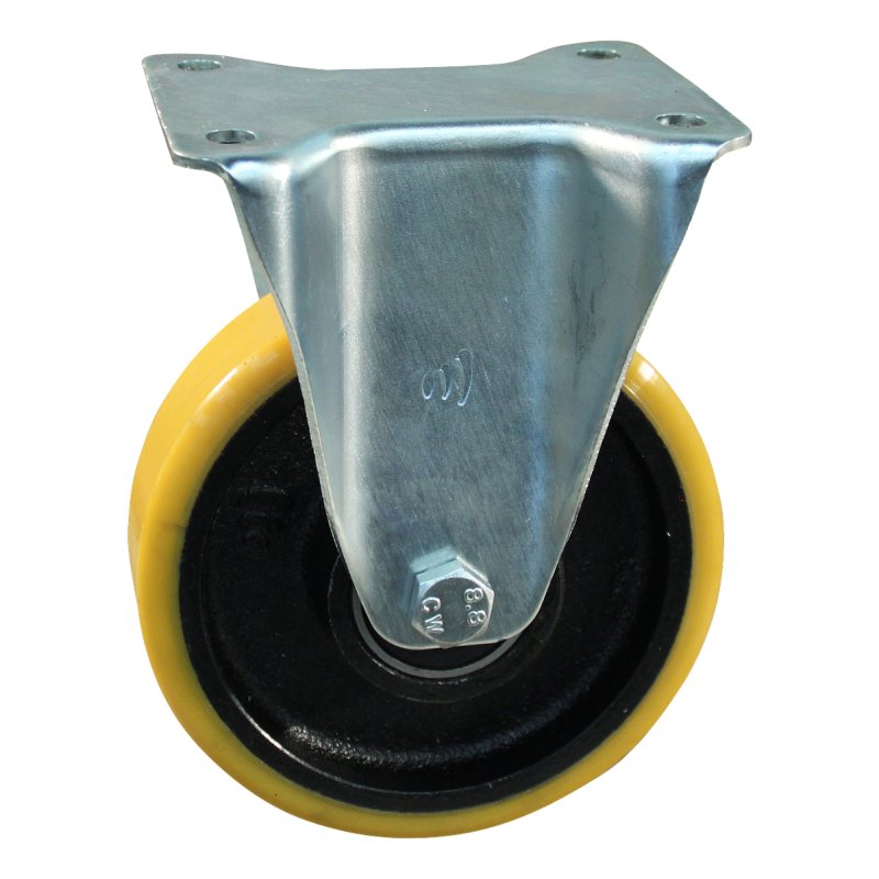 bokwiel 125mm serie 28 ᠆ 12 plaatbevestiging kogellager