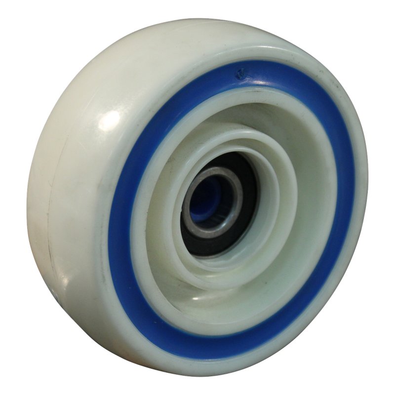 zwenkwiel 100mm serie 09 ᠆ plaatbevestiging kogellager