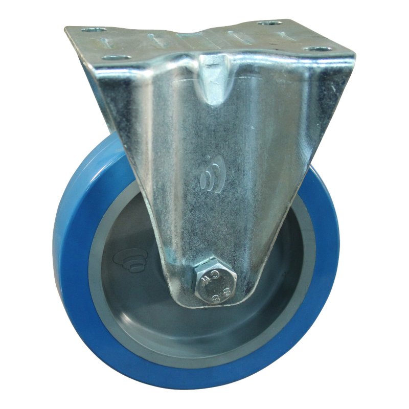 Bockrolle 125mm serie 21 ᠆ 10 Plattenbefestigung Rollenlager