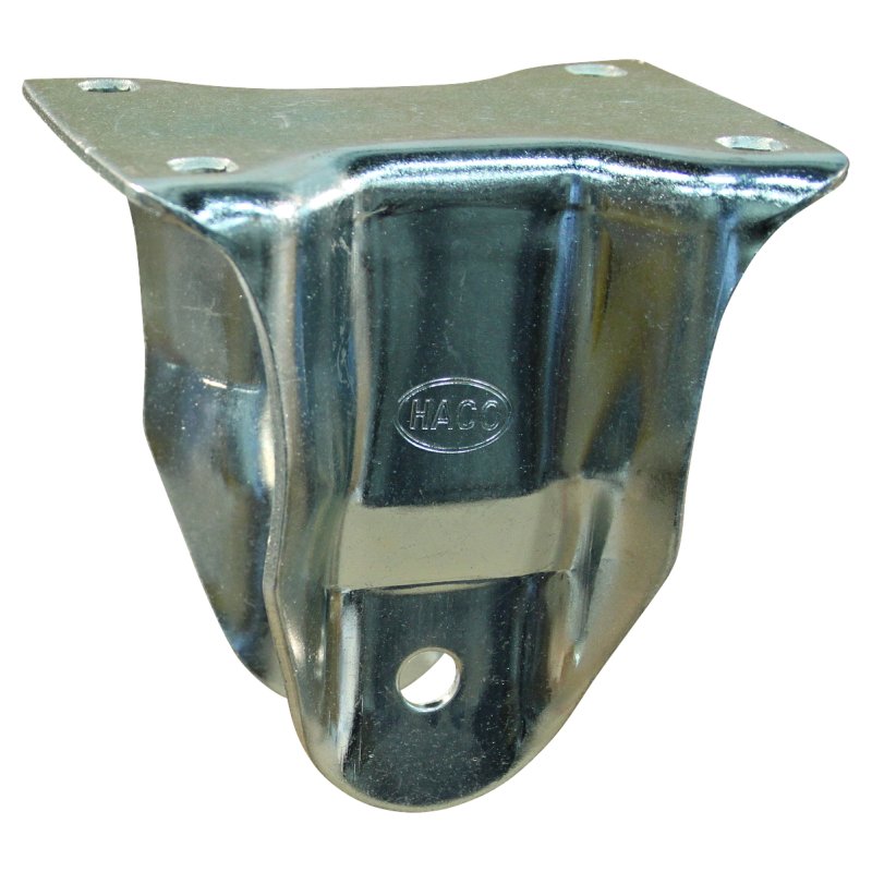 Bockrolle 125mm Serie 29 ᠆ 14 Plattenbefestigung Kugellager Kugellager aus rostfreiem Stahl