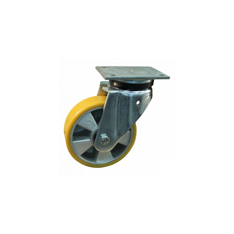 Lenkrolle 200mm Serie 29 ᠆ 14 Plattenbefestigung Kugellager