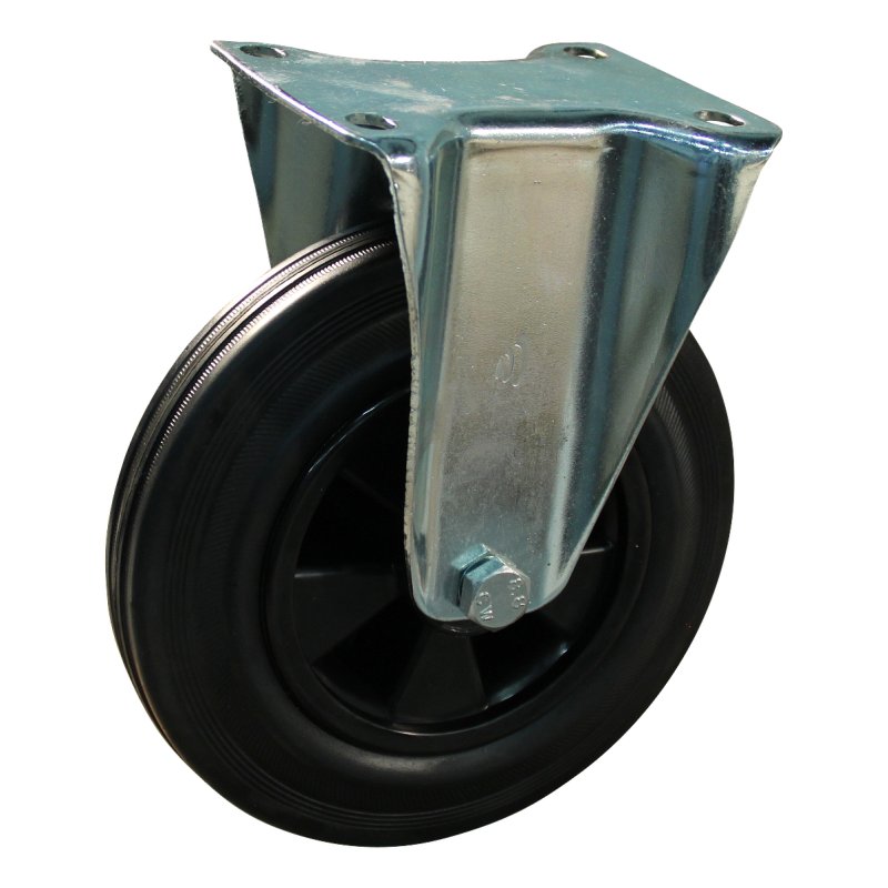 bokwiel 250mm serie 01 ᠆ 12 plaatbevestiging glijlager