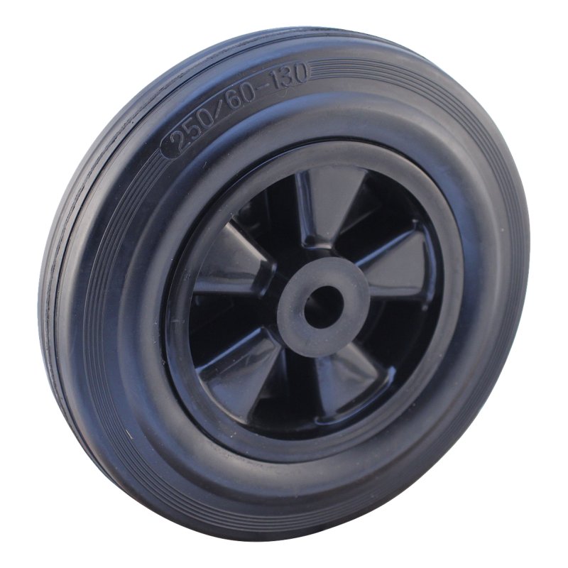 bokwiel 250mm serie 01 ᠆ 12 plaatbevestiging glijlager