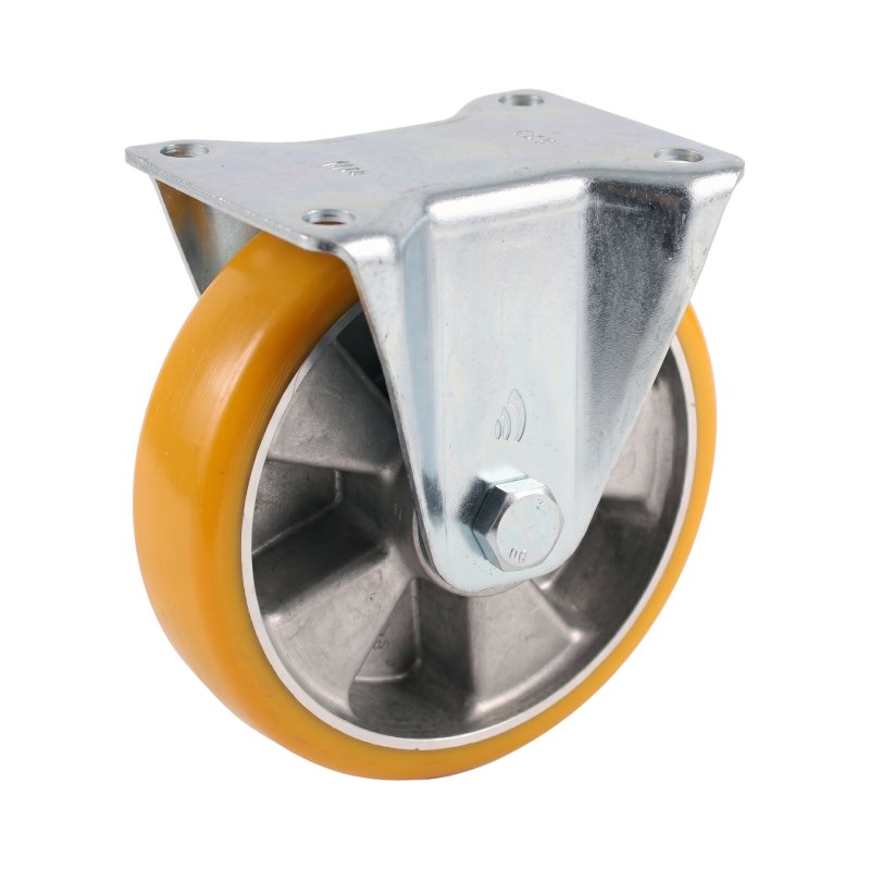 Bockrolle 200mm Serie 29 ᠆ 12 Plattenbefestigung Kugellager