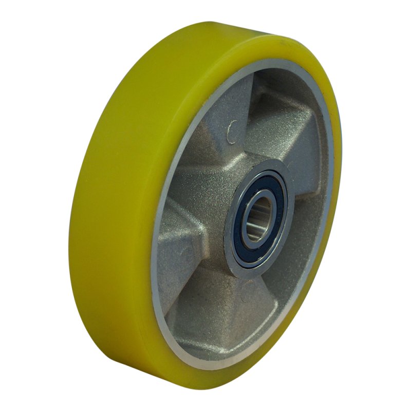 zwenkwiel geremd 100mm serie 29 ᠆ 12 plaatbevestiging kogellager