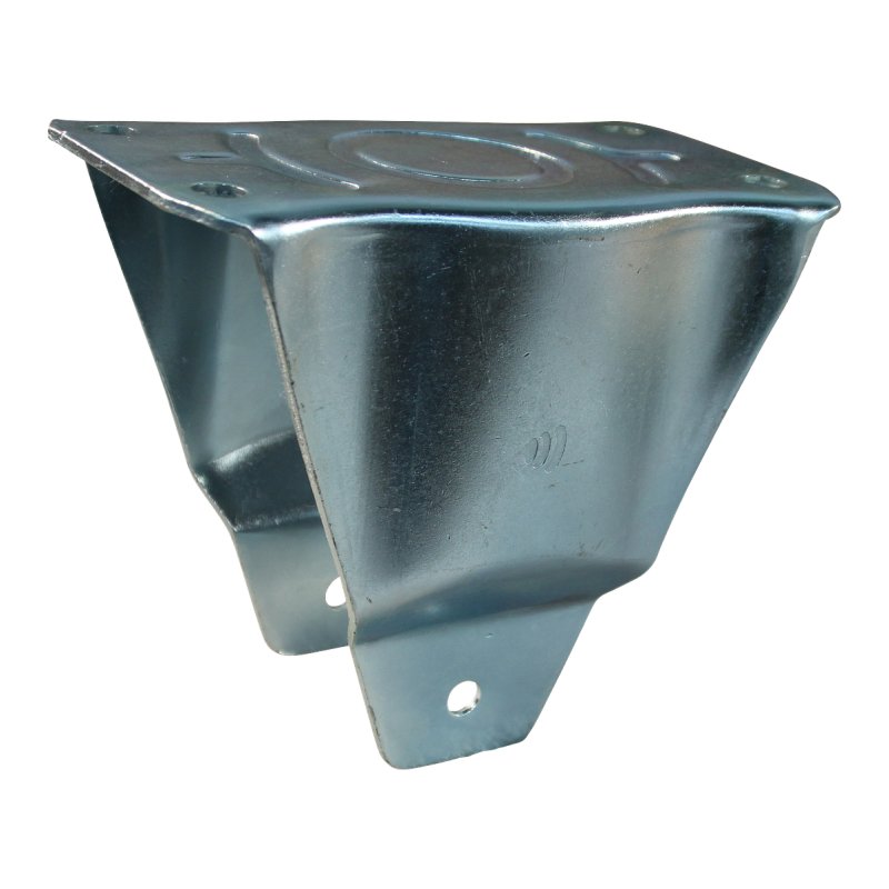 fixed castor 3.00-4 2.10-4 ET0 ball bearing Ø20 NL75mm steel V-6605 silver grey 12 plate mounting ball bearing
