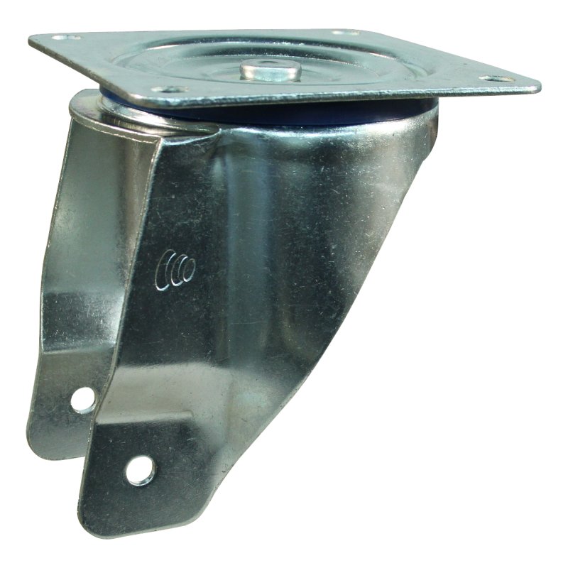 roulette pivotante 3.00-4 2.10-4 ET0 roulement à billes Ø20 NL75mm métal S-2303 gris argent 12 montage de la plaque roulement à