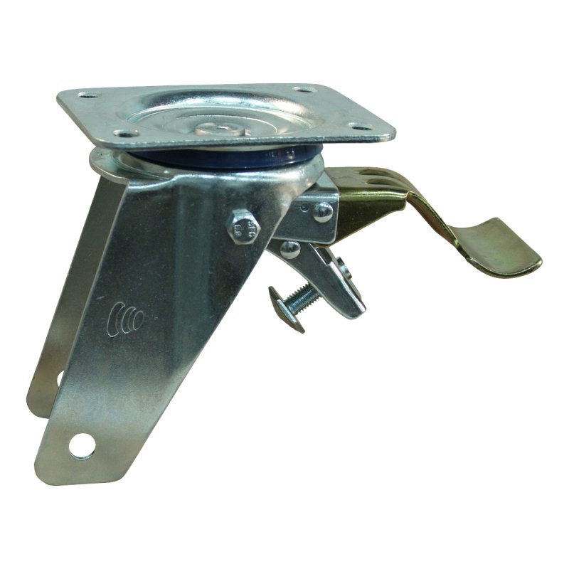 zwenkwiel geremd 2.50-4 2.10x4H2 ET0 NL75mm staal V-6606 grijs 12 plaatbevestiging kogellager