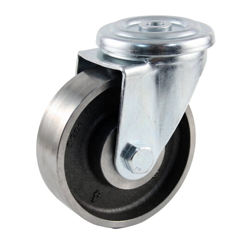 zwenkwiel 100mm serie 45 ᠆ 09 boutgat glijlager
