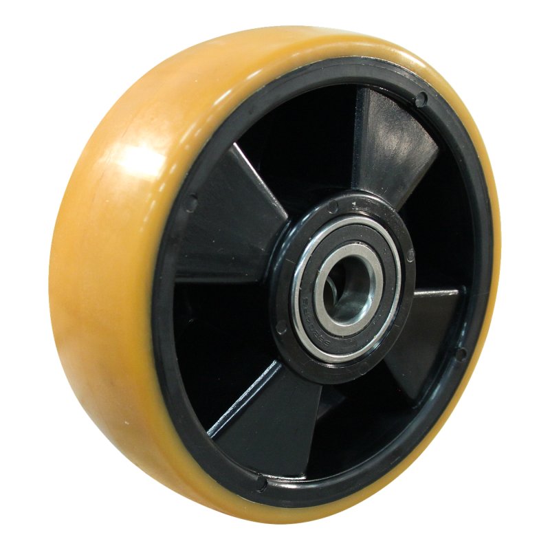 roulette pivotante 160mm série 27 ᠆ 30 trou pour boulon Roulement à billes en inox