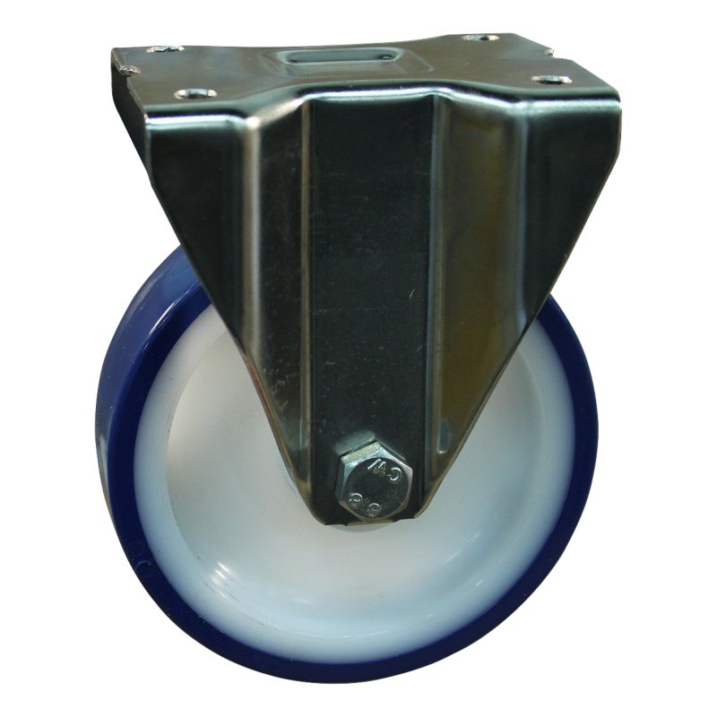 bokwiel 150mm serie 27 ᠆ 31 plaatbevestiging glijlager