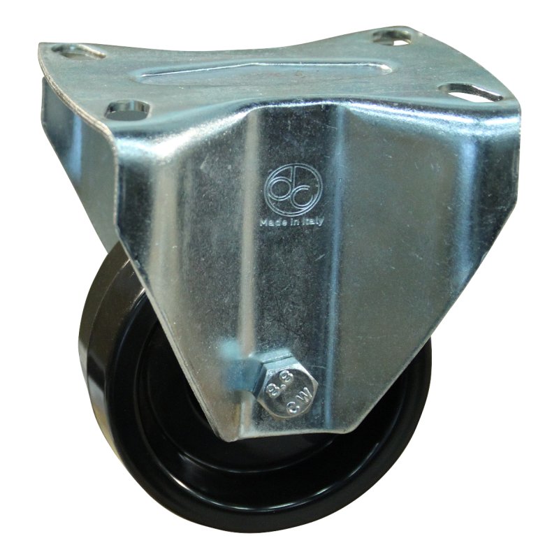 bokwiel 100mm serie 35 ᠆ 09 plaatbevestiging kogellager