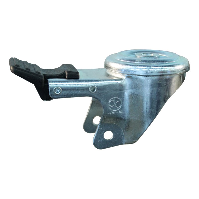 roulette pivotante avec frein 100mm serie 35 ᠆ 09 trou pour boulon roulement à billes
