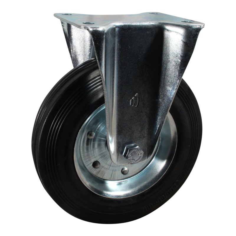 bokwiel 200mm serie 02 ᠆ 12 plaatbevestiging rollager