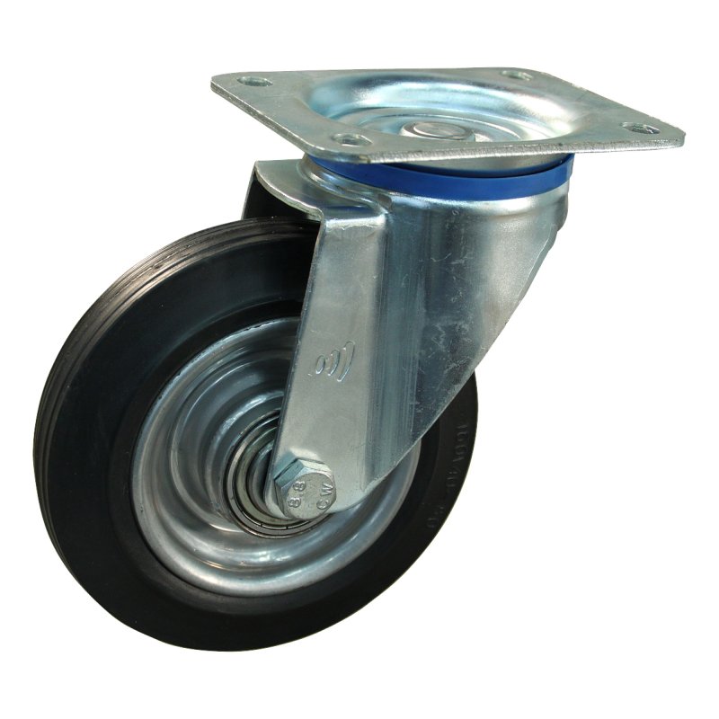 zwenkwiel 200mm serie 02 ᠆ 12 plaatbevestiging kogellager