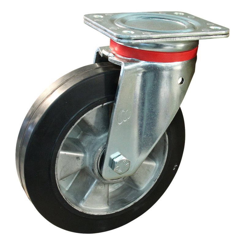 zwenkwiel 200mm serie 10 ᠆ 17 plaatbevestiging kogellager