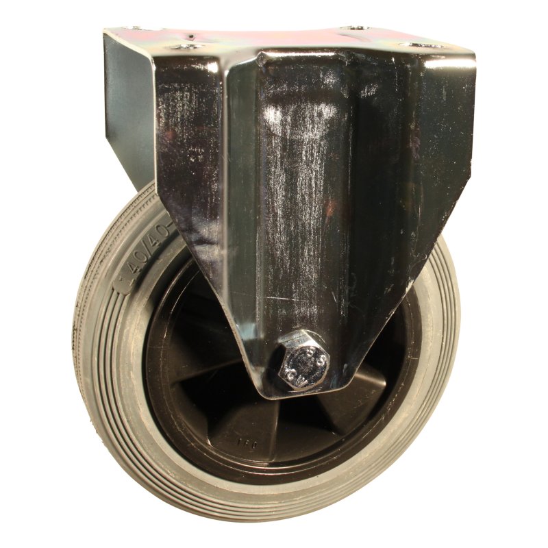 Bockrolle 140mm Serie 11 ᠆ 91 Plattenbefestigung Gleitlager