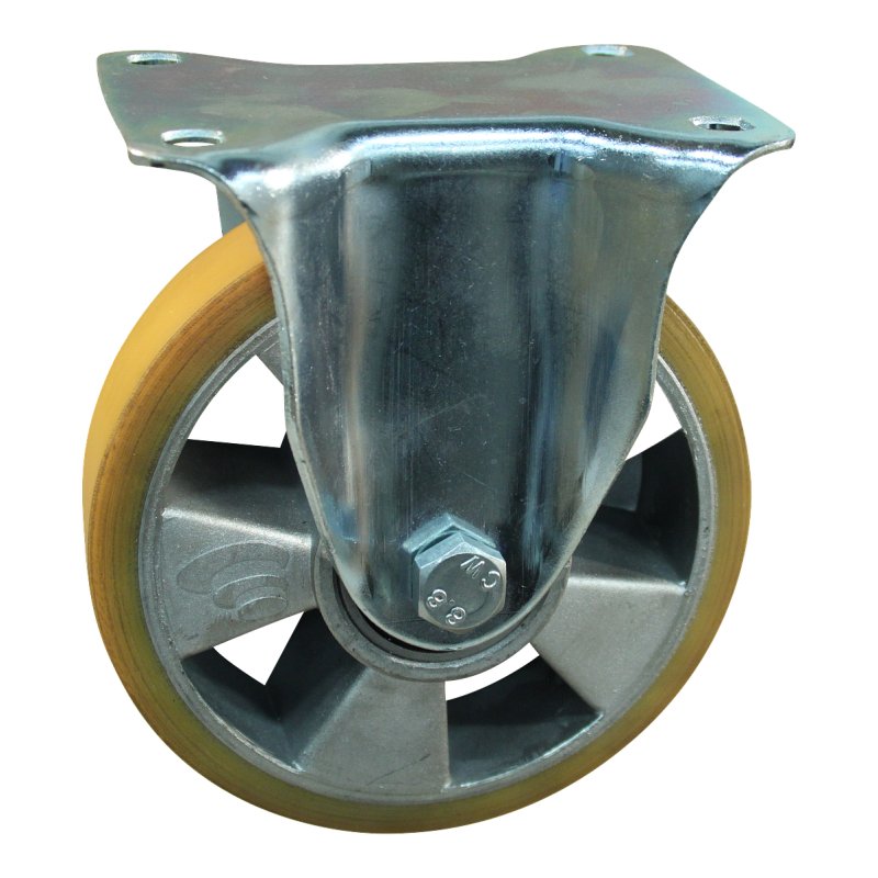 bokwiel 125mm serie 29 ᠆ 11 plaatbevestiging kogellager