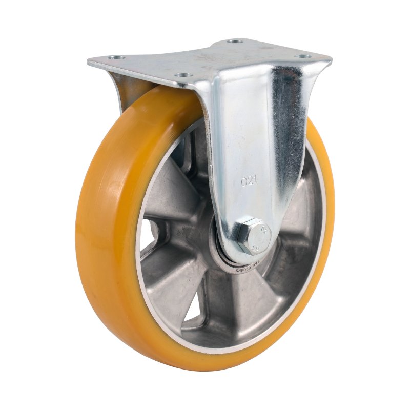 Bockrolle 200mm Serie 29 ᠆ 11 Plattenbefestigung Kugellager