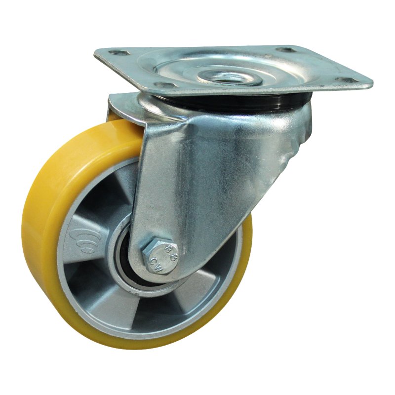 swivel castor 125mm series 29 ᠆ 11 plate mounting ball bearing