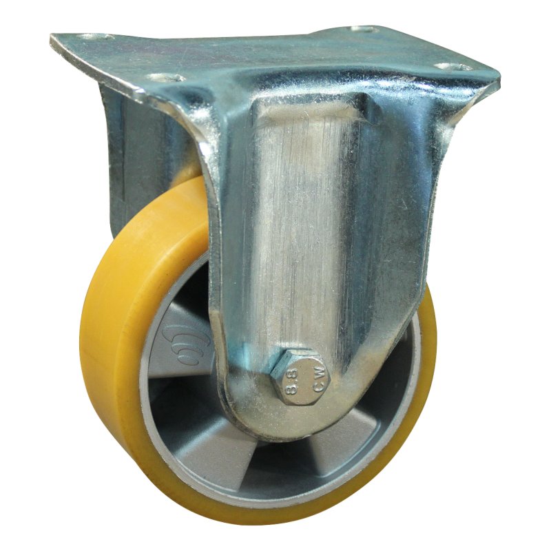 fixed castor 160mm series 29 ᠆ 18 plate mounting ball bearing