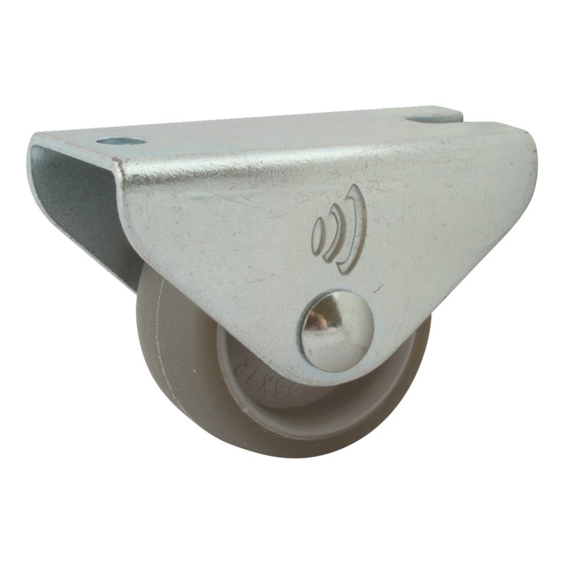 bokwiel 25mm serie 68 - 52 plaatbevestiging glijlager