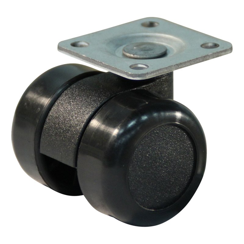 swivel castor 36mm series 65 - 73 plate mounting plain bore