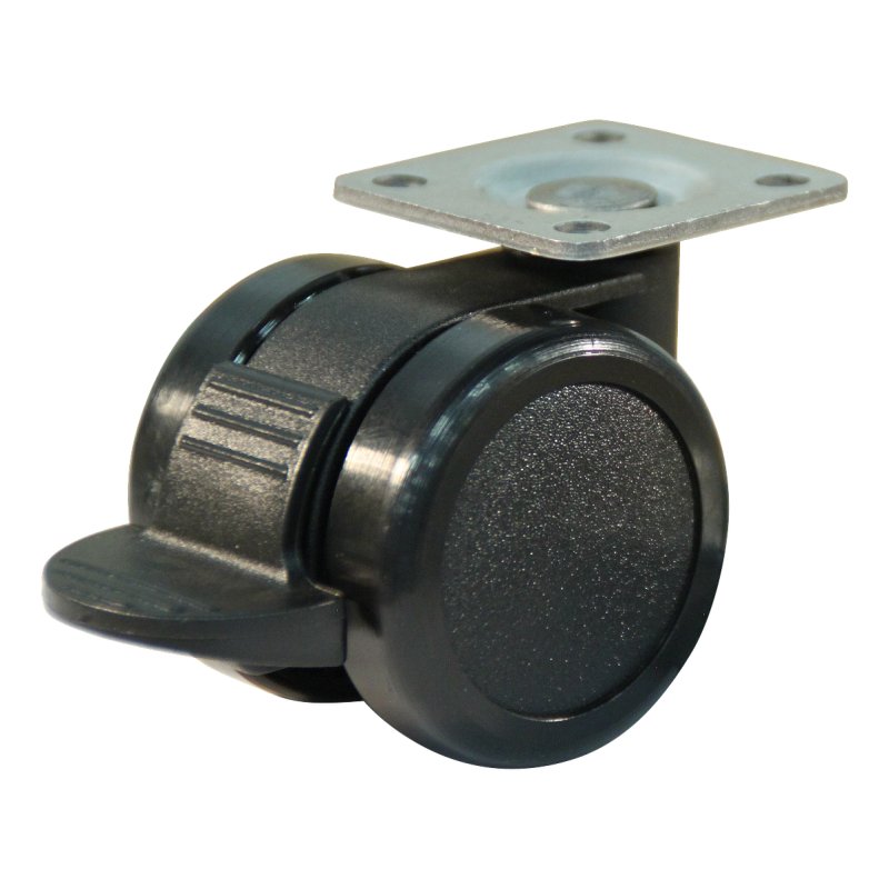 zwenkwiel geremd 42mm serie 65 - 73 plaatbevestiging glijlager